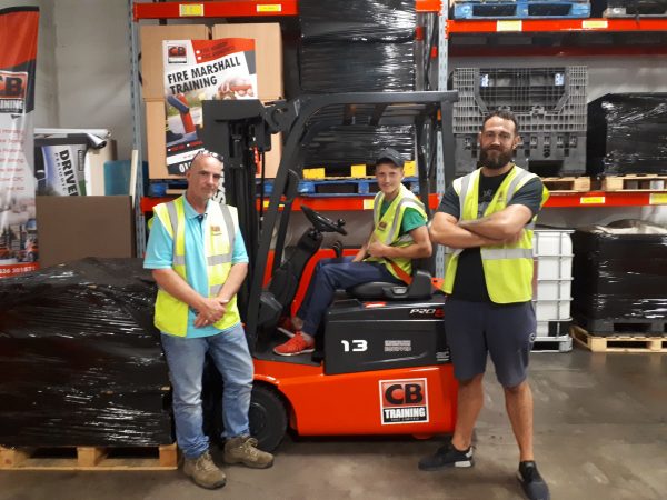 counterbalance forklift training in corby 