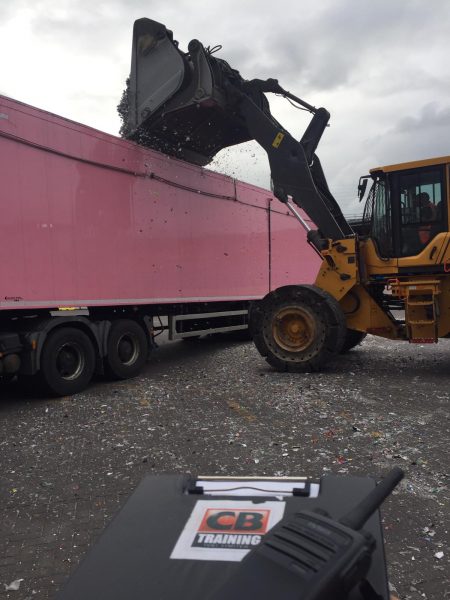 Loading shovel training with CB Training