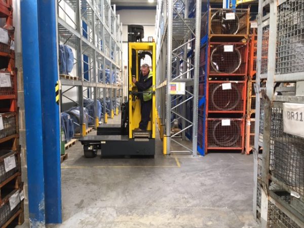 multi-directional forklift truck training 