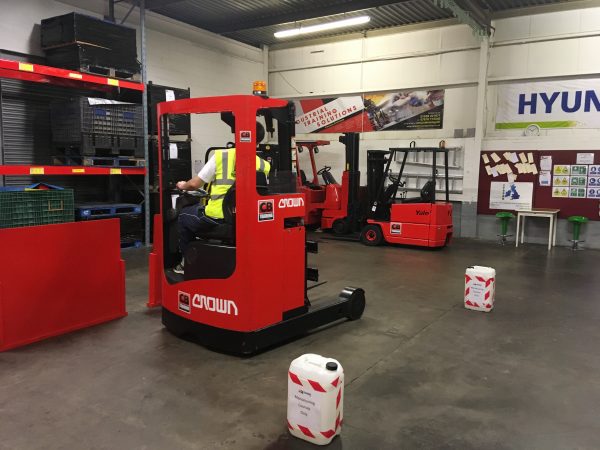 Reach Forklift Truck Training – CB Training – Forklift training for