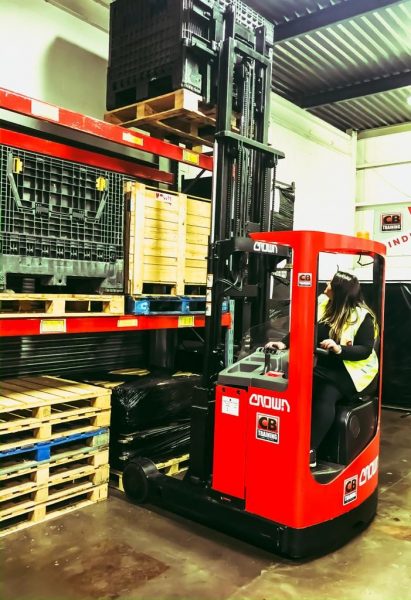 reach truck forklift training